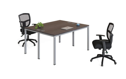 Boss Office Double Desk, Face to Face, 66" x 30" Desk Top