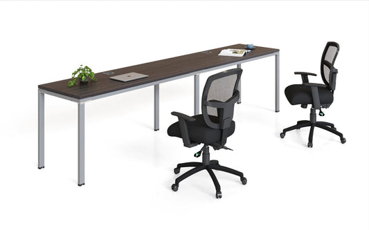 Boss Office Double Desk, Side by Side, 48" x 24" Desk Top