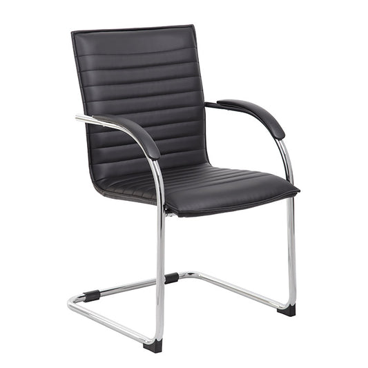 Boss Chrome Frame Caressoftplus Vinyl Side Chair