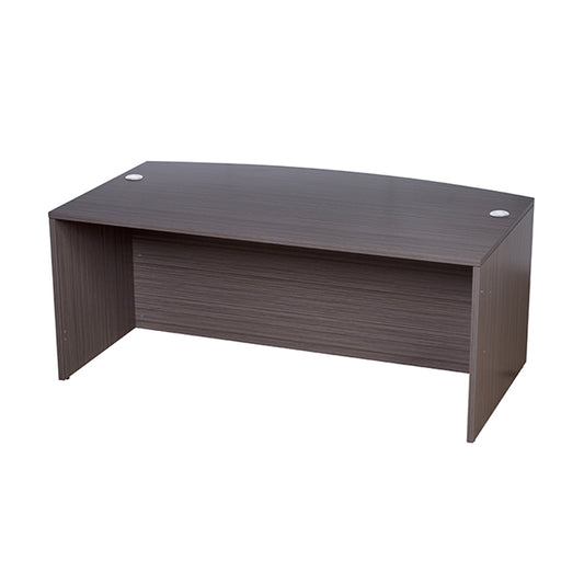 Boss Bow Front Desk Shell 71″W*36/41″D*29.5″H