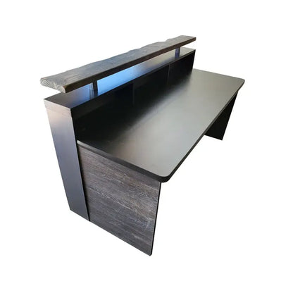 Reception Counter Solutions Scorched Oak Memphis Reception Desk