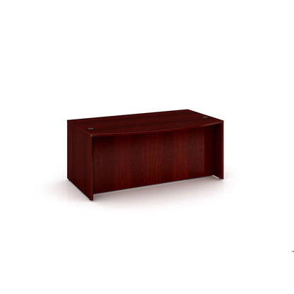 Boss Bow Front Desk Shell 71″W*36/41″D*29.5″H