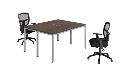 Boss Office Double Desk, Face to Face, 66" x 24" Desk Top