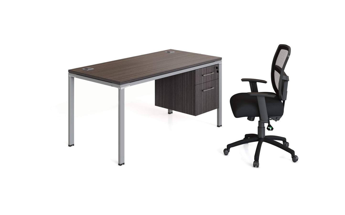 Boss Office Single Desk with Pedestal,  71" x 30"Desk Top