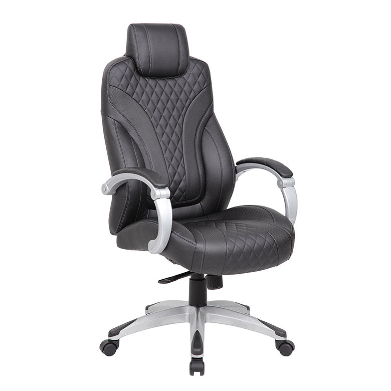 Boss Hinged Arm Executive Chair With Synchro-Tilt