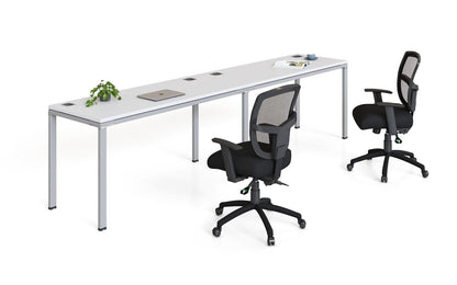 Boss Office Double Desk, Side by Side,  71" x 30"Desk Top