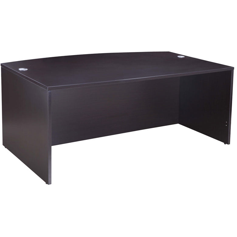 Boss Bow Front Desk Shell 71″W*36/41″D*29.5″H