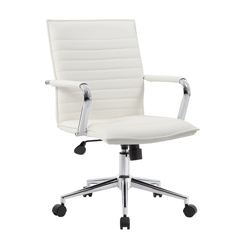 Boss Hospitality Task Chair with Fixed Chrome Arms