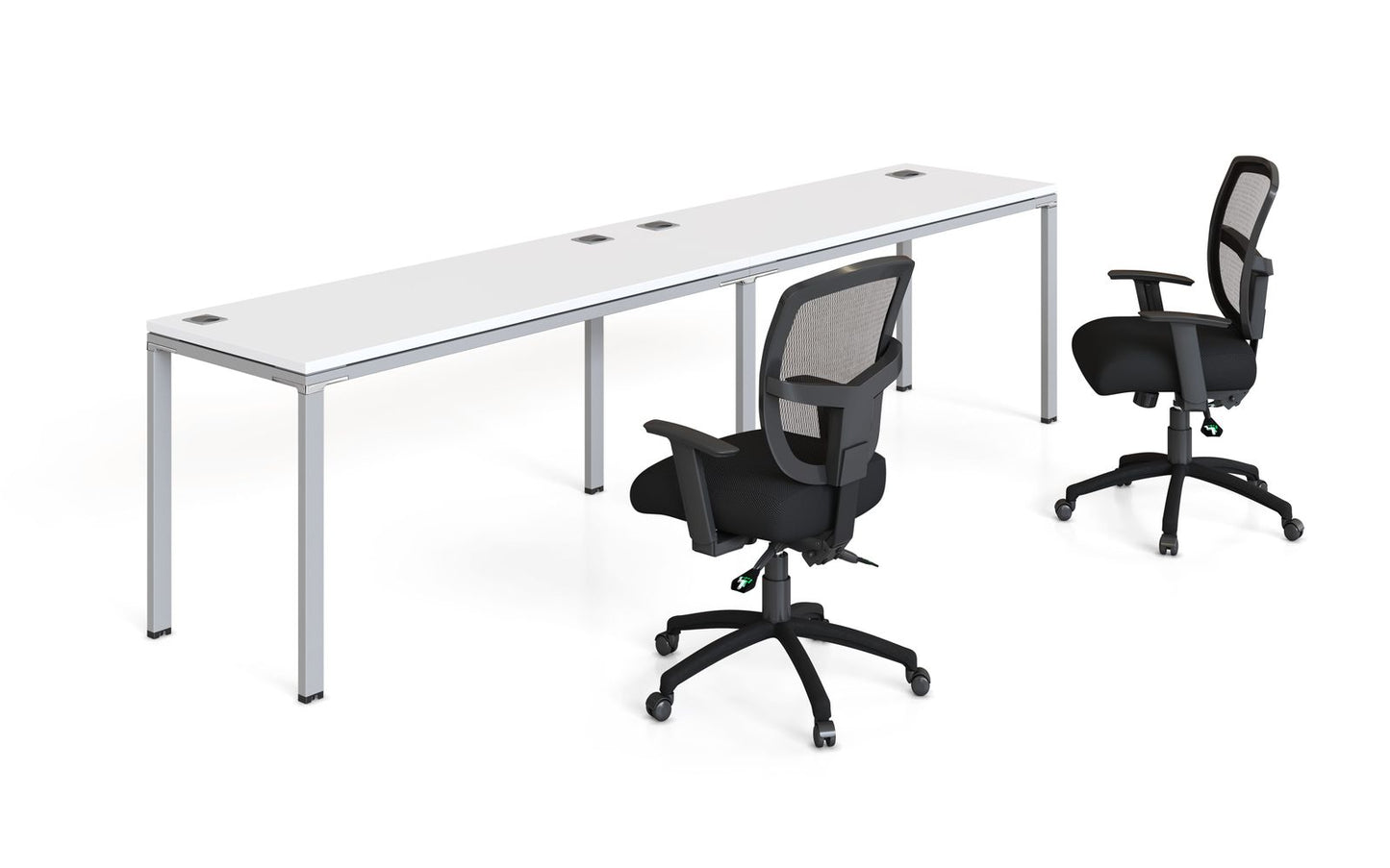 Boss Office Double Desk, Side by Side,  71" x 30"Desk Top