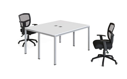 Boss Office Double Desk, Face to Face, 66" x 24" Desk Top