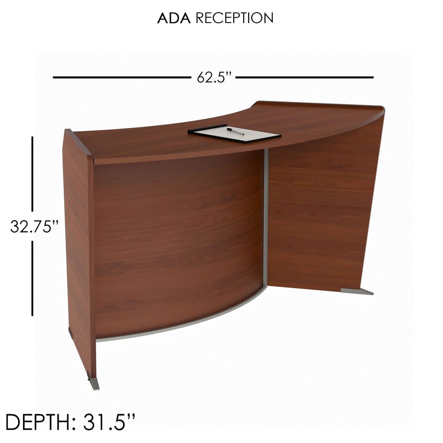 Linea Italia ADA Reception Desk Single Unit