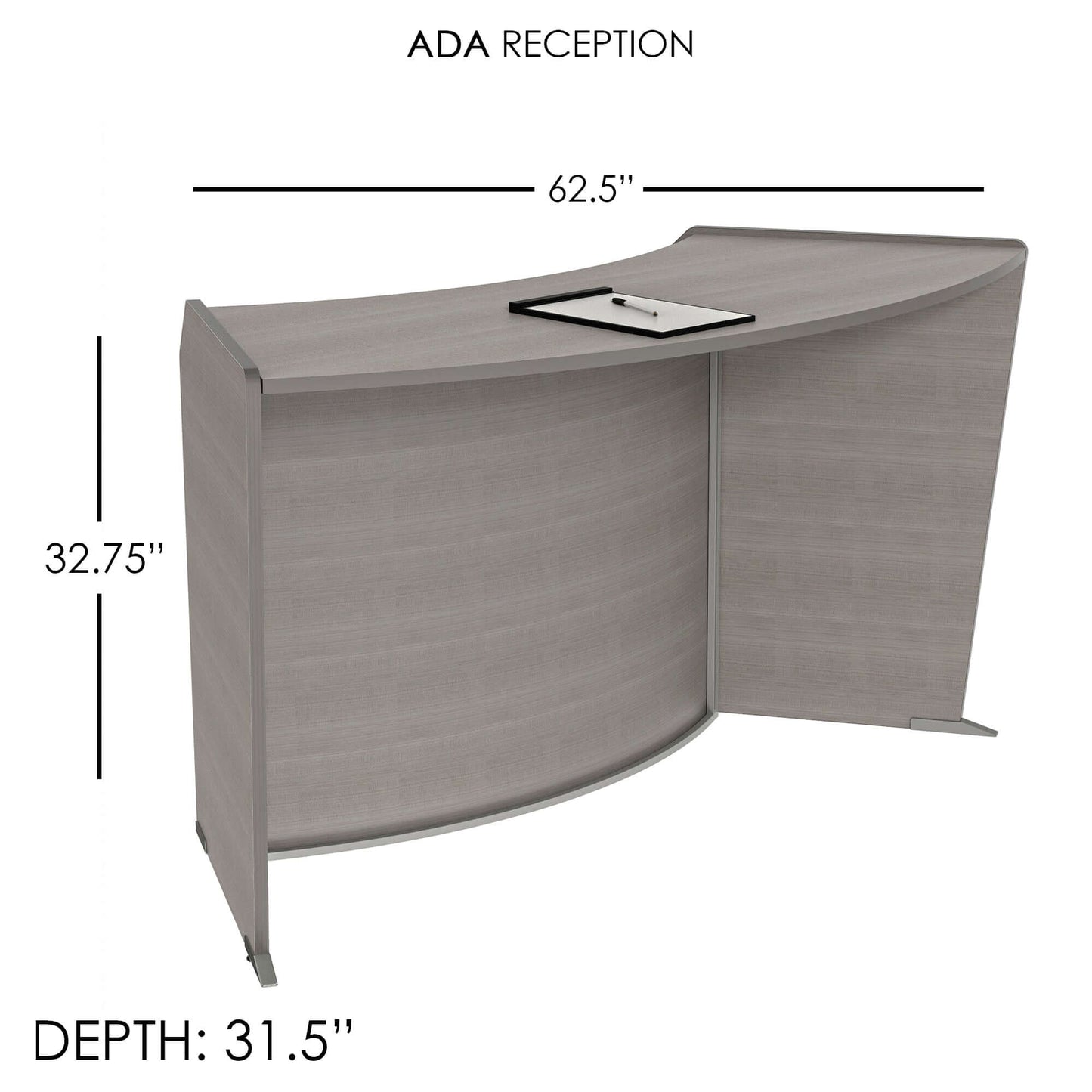 Linea Italia ADA Reception Desk Single Unit