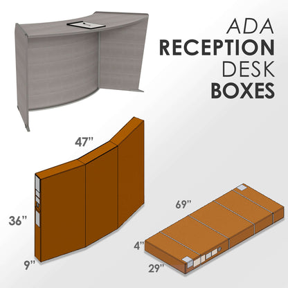 Linea Italia ADA Reception Desk Single Unit