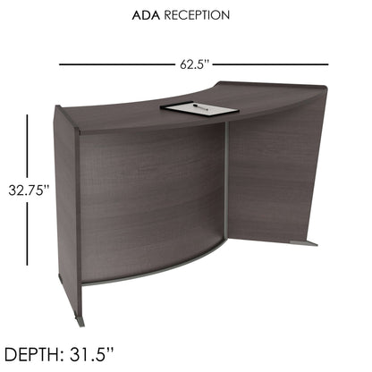 Linea Italia ADA Reception Desk Single Unit