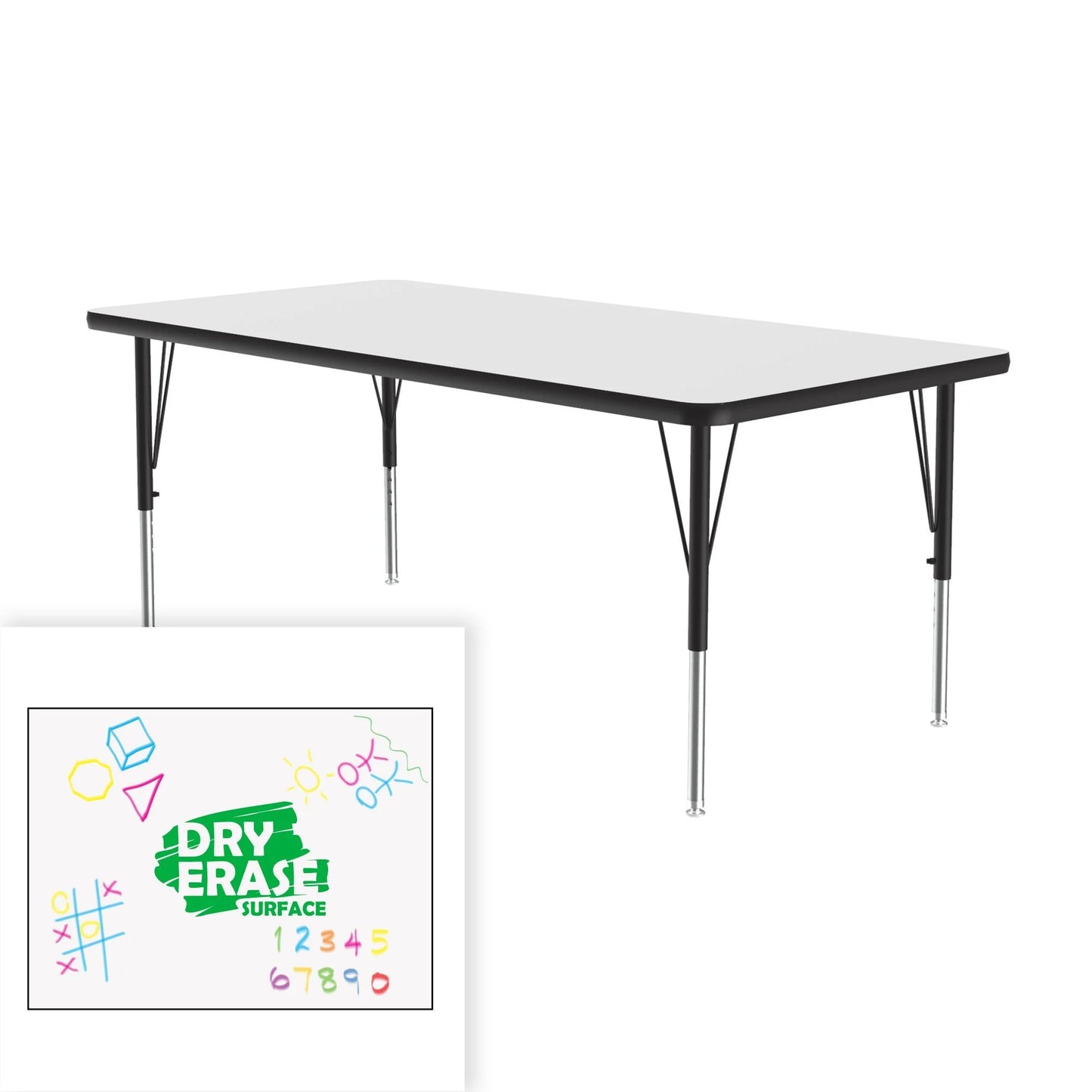 All Dry Erase Markerboard Activity Tables