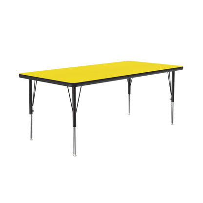 Rectangular High Intensity Colors Activity Tables High Pressure Laminate