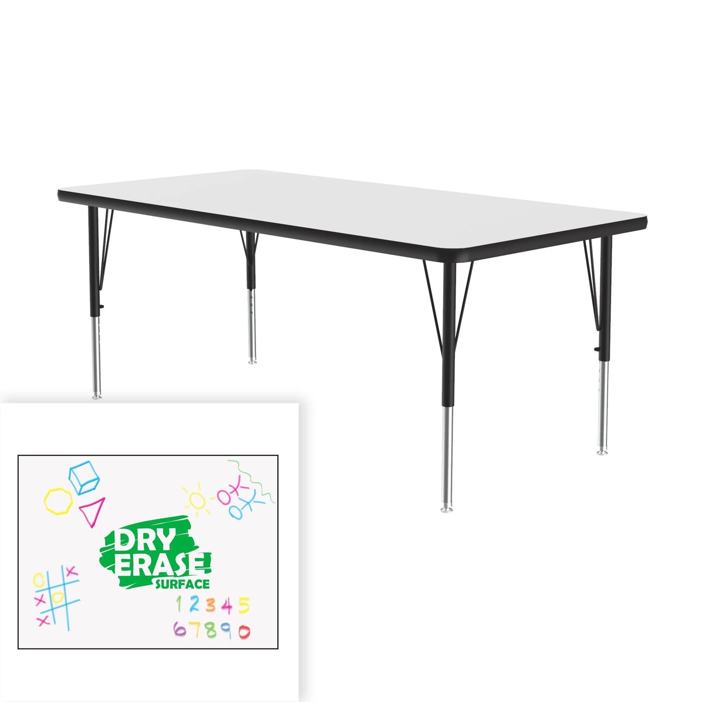 All Dry Erase Markerboard Activity Tables