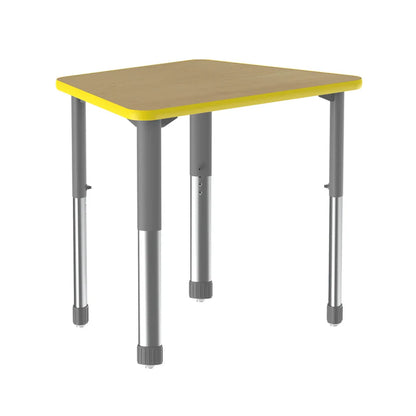 Collaborative Desk Trapezoid High Pressure Laminate