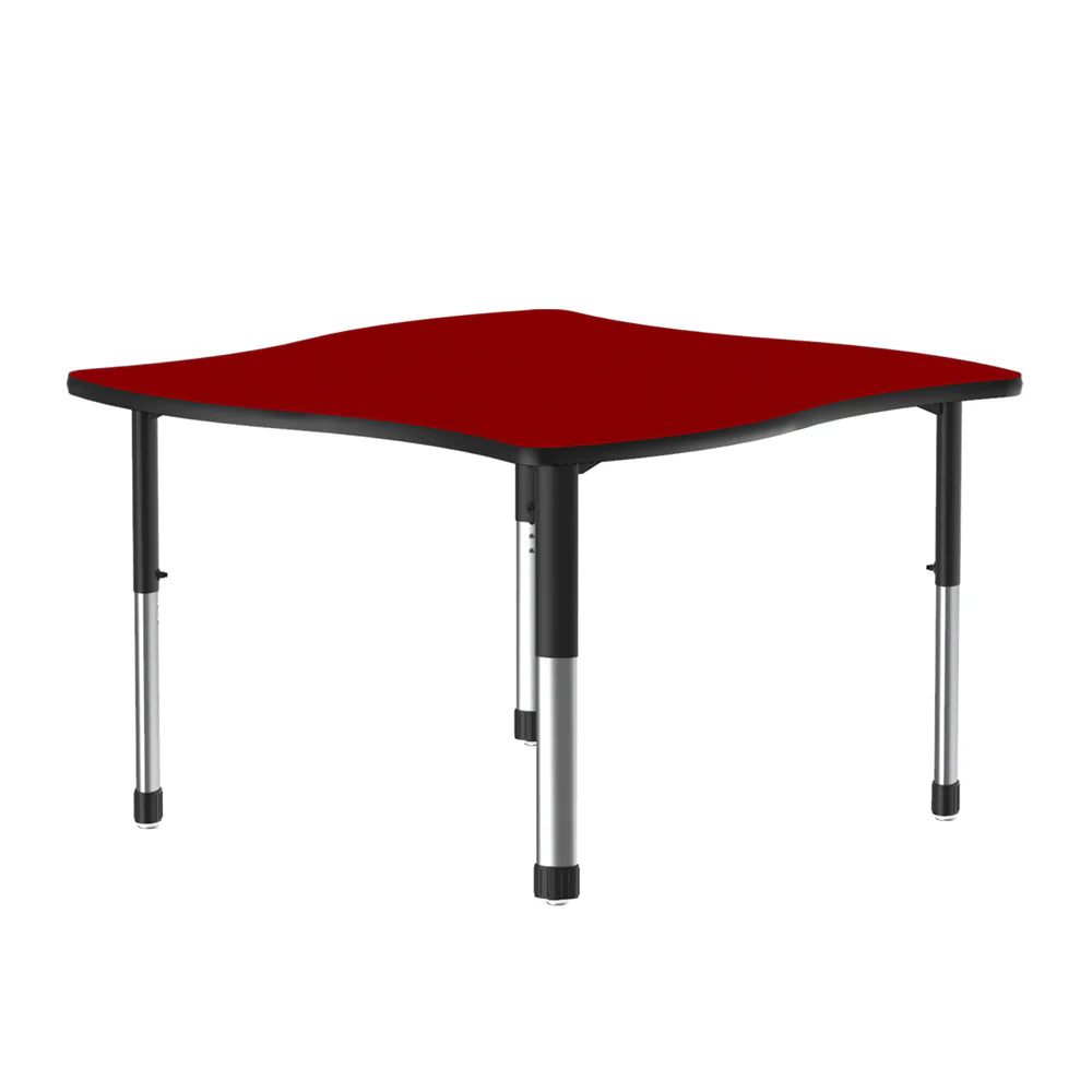 Collaborative Desk Swerve High Pressure Laminate