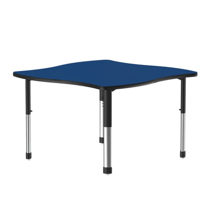 Collaborative Desk Swerve High Pressure Laminate