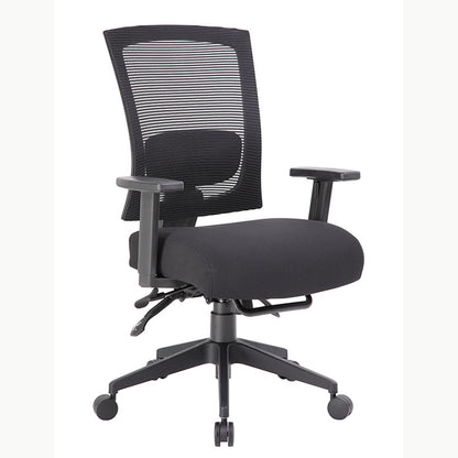 Boss Mesh Back 3 paddle Task Chair with Seat Slider