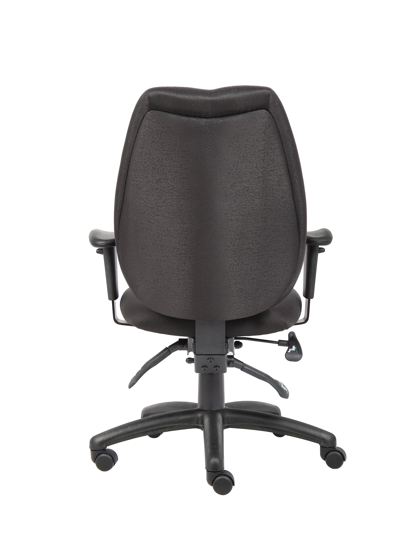 Boss High-Back Task Chair with Adjustable Arms, Black