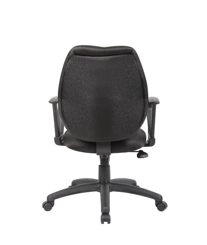 Boss Black Task Chair W/Loop Arms