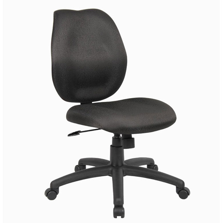 Boss Mid-Back Task Office Chair without Arms, Black