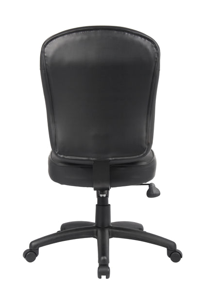 Boss Black Leather Task Chair