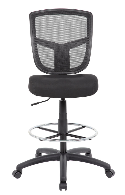 Boss Contract Mesh Armless Drafting Stool