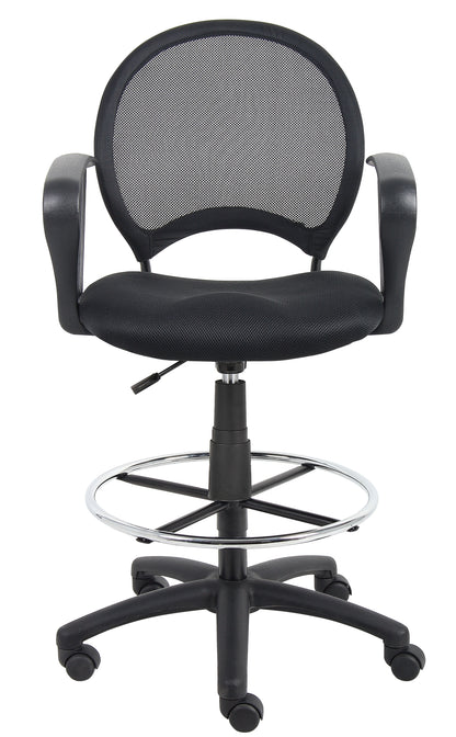 Boss Mesh Drafting Stool W/ Loop Arms