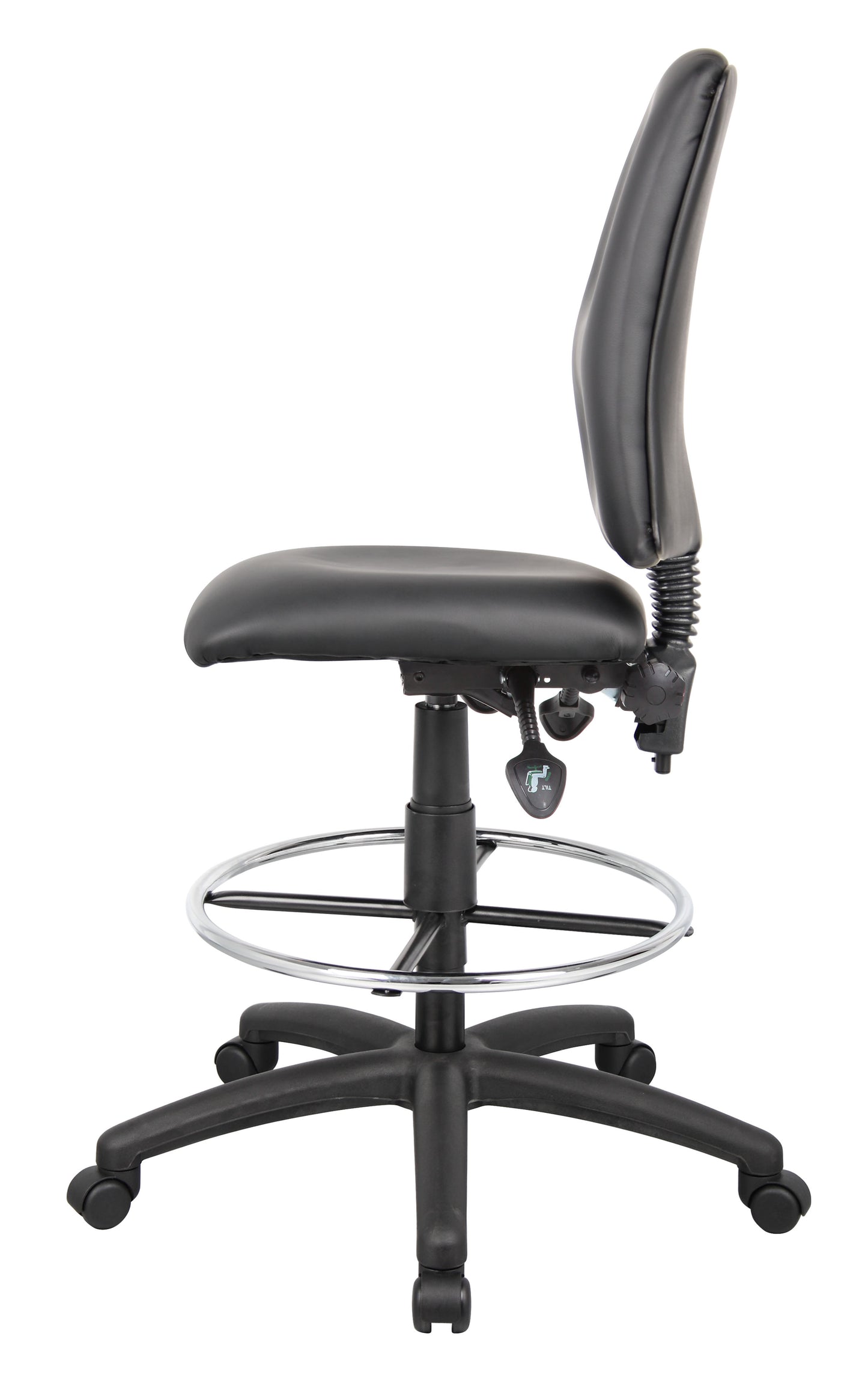 Boss Multi-Function LeatherPlus Drafting Stool