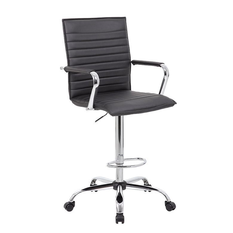 Boss Ribbed Design Drafting Stool