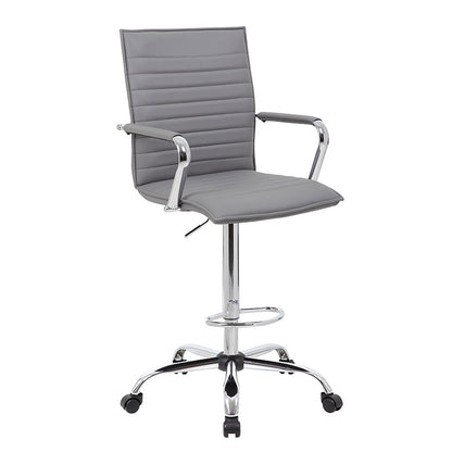 Boss Ribbed Design Drafting Stool