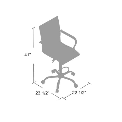 Boss Ribbed Design Drafting Stool