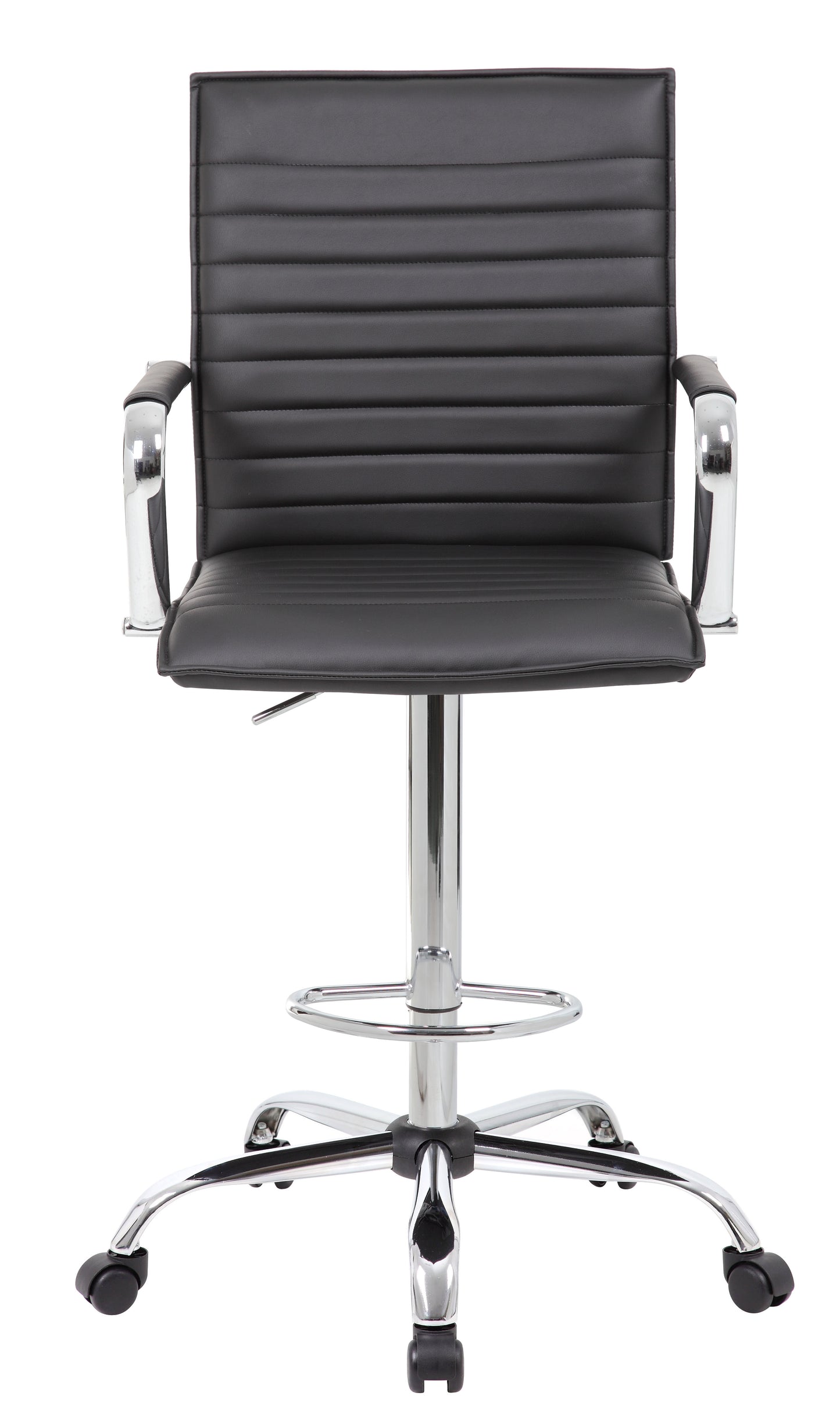 Boss Ribbed Design Drafting Stool