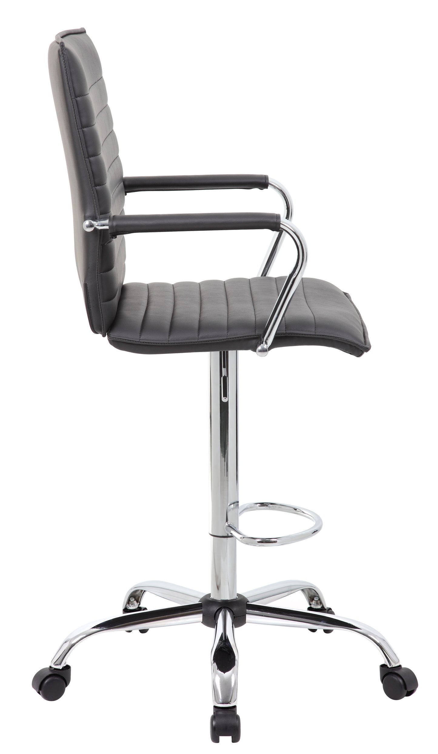 Boss Ribbed Design Drafting Stool