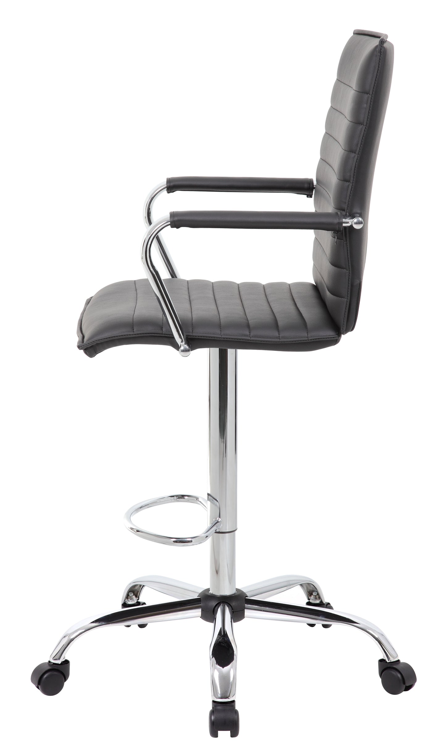 Boss Ribbed Design Drafting Stool