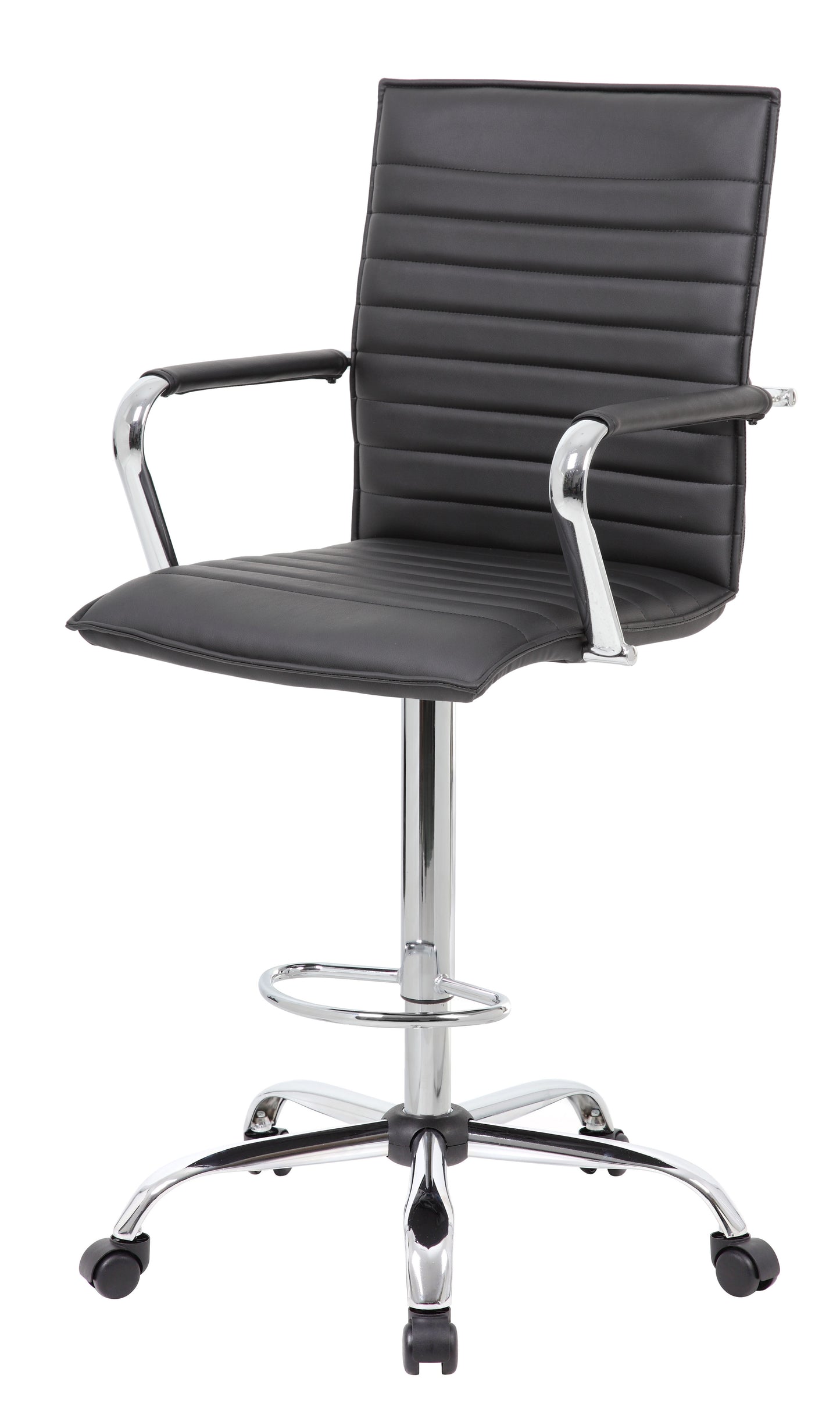 Boss Ribbed Design Drafting Stool