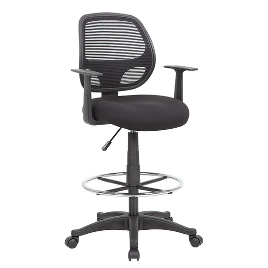 Boss Commercial Grade Mesh Stool W/ T-Arms