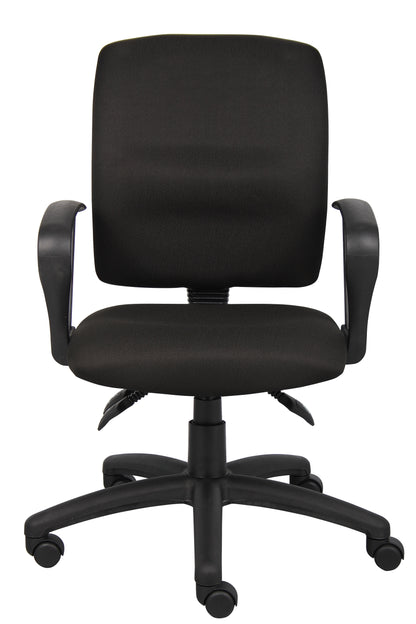 Boss Multi-Function Fabric Task Chair W/Loop Arms