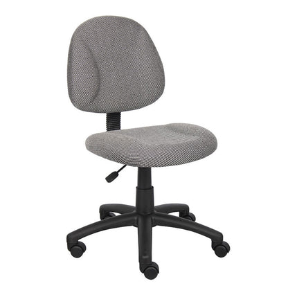 Boss Perfect Posture Deluxe Office Task Chair without Arms, Blue