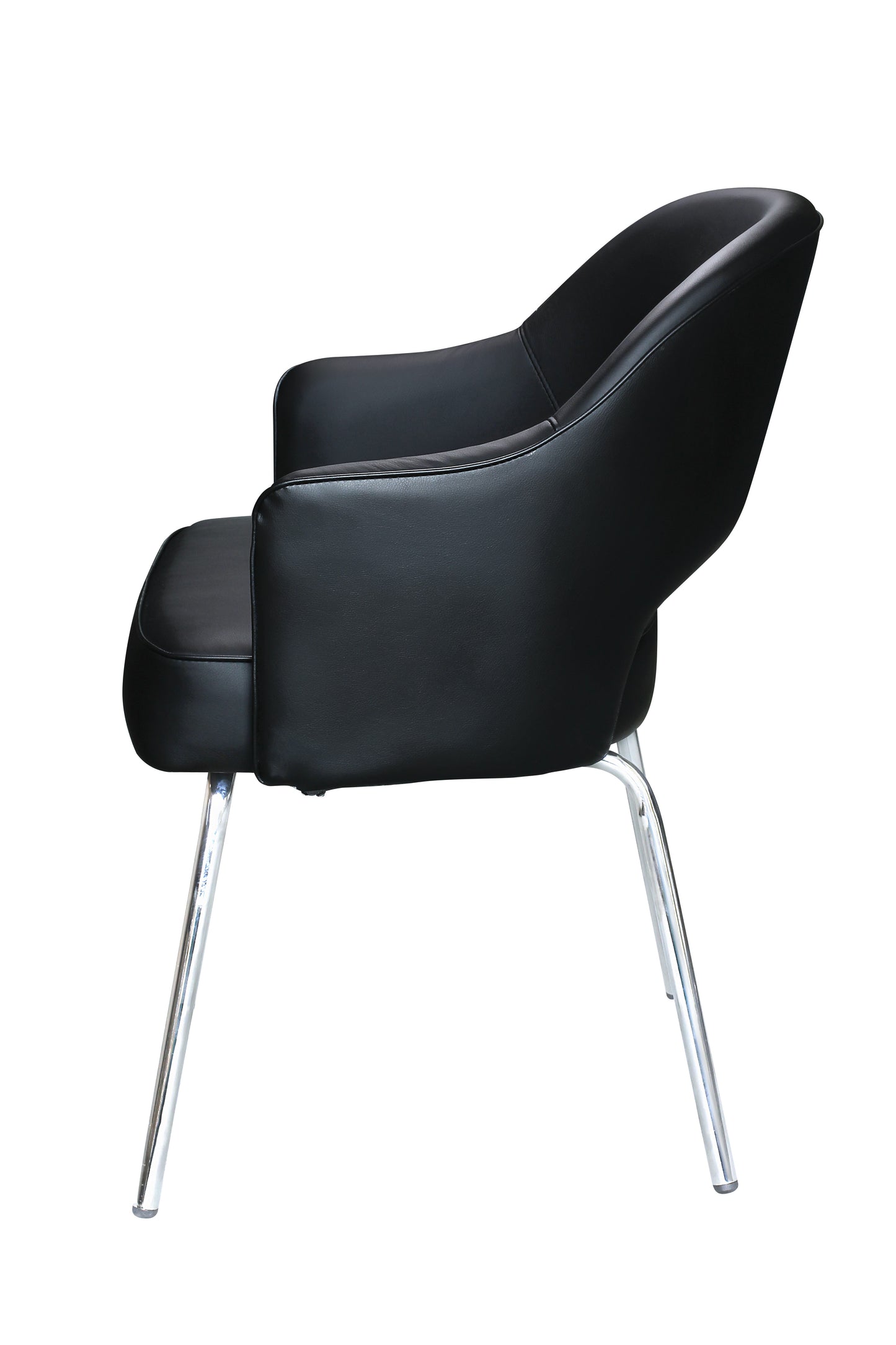 Boss Black Caressoftplus Vinyl Guest Chair