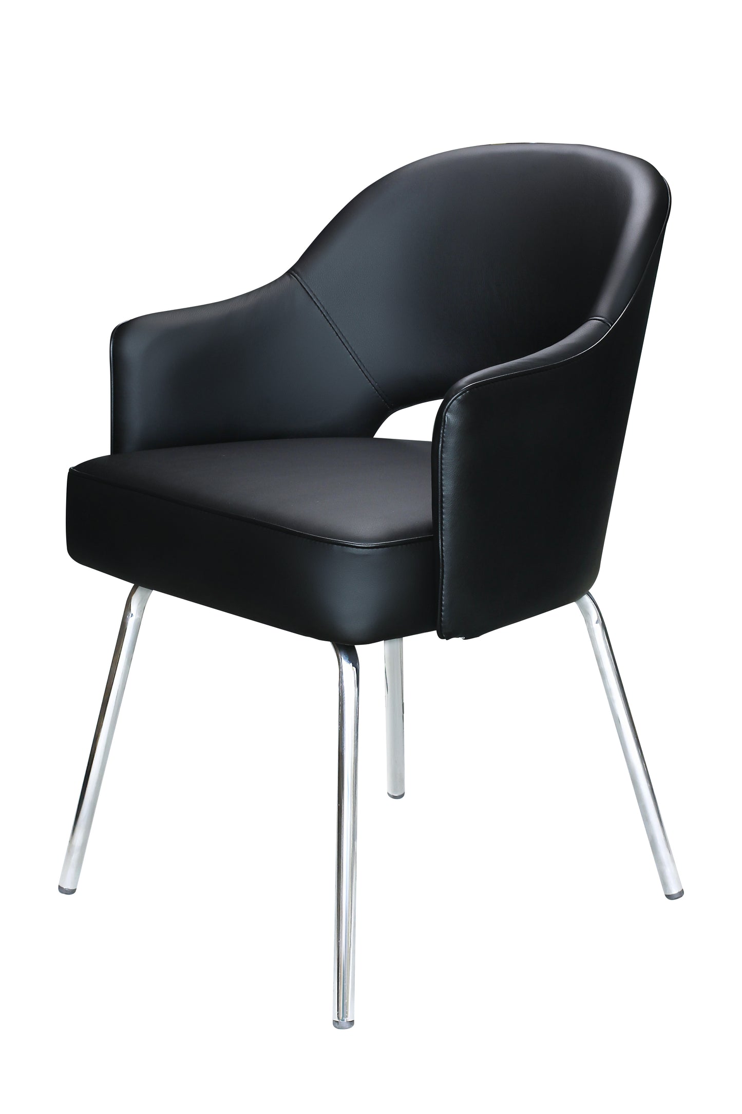 Boss Black Caressoftplus Vinyl Guest Chair