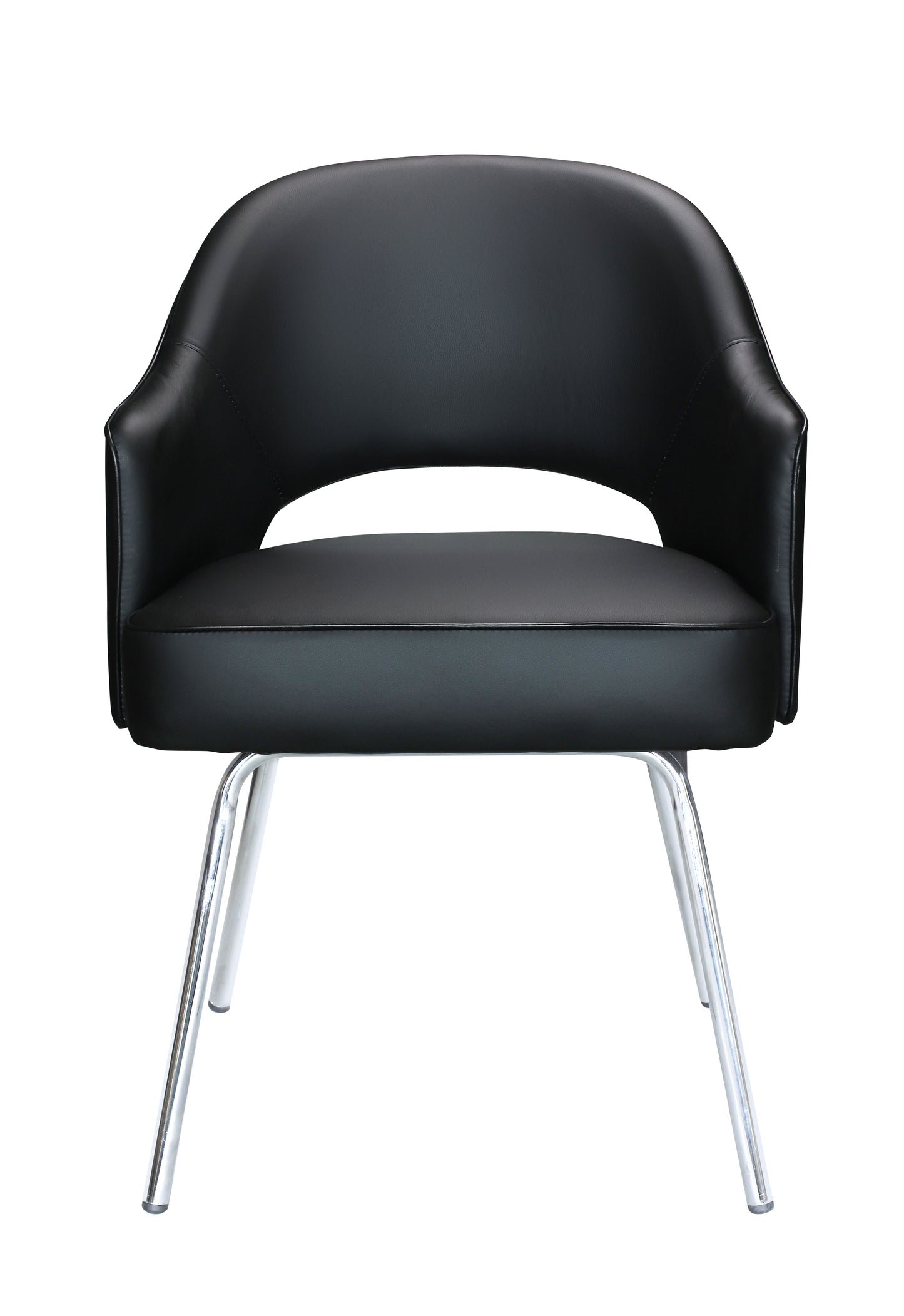 Boss Black Caressoftplus Vinyl Guest Chair