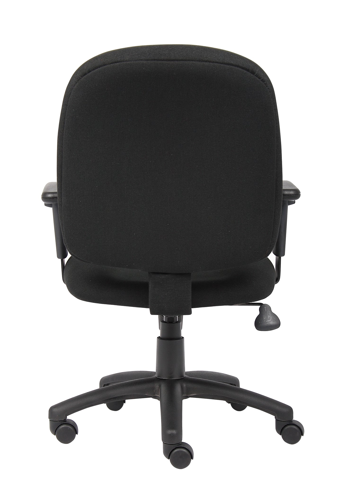 Boss Black Fabric Task Chair W/ Adjustable Arms