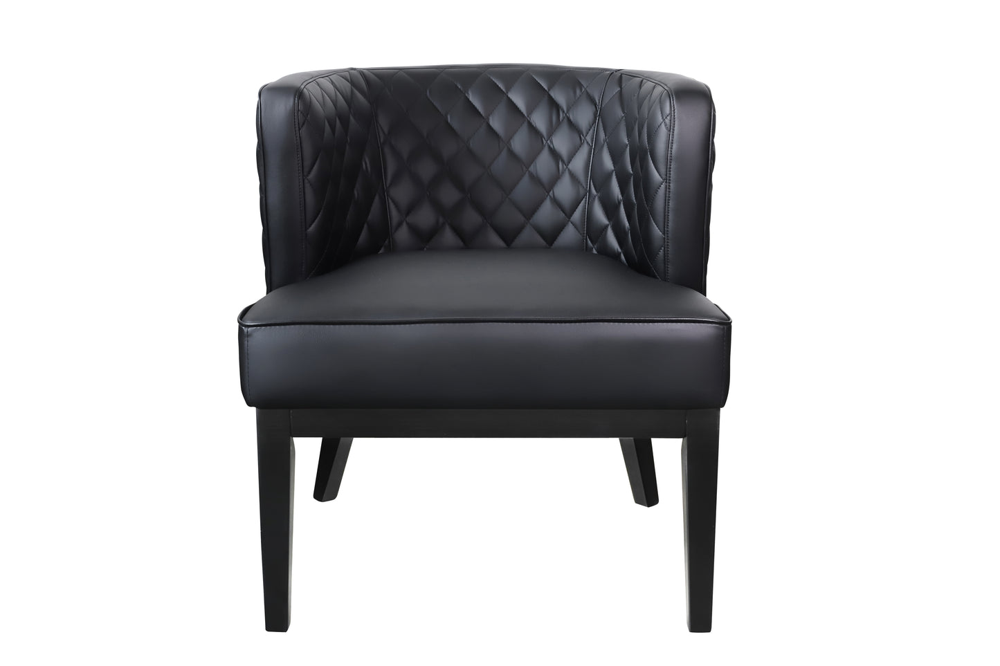 Boss Ava Quilted guest, accent or dining chair – Black