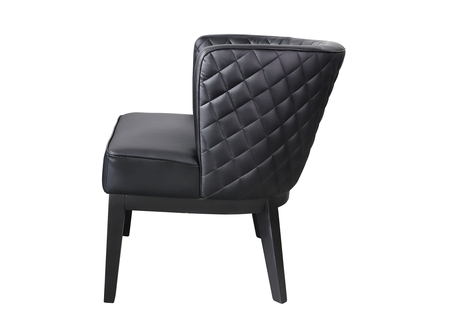 Boss Ava Quilted guest, accent or dining chair – Black