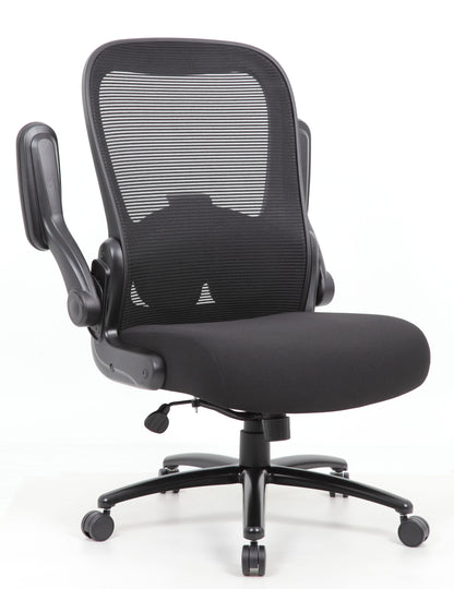 Boss Heavy Duty Flip Arm Mesh Task Chair