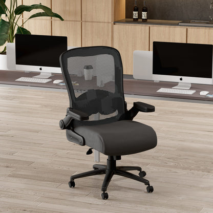 Boss Heavy Duty Flip Arm Mesh Task Chair